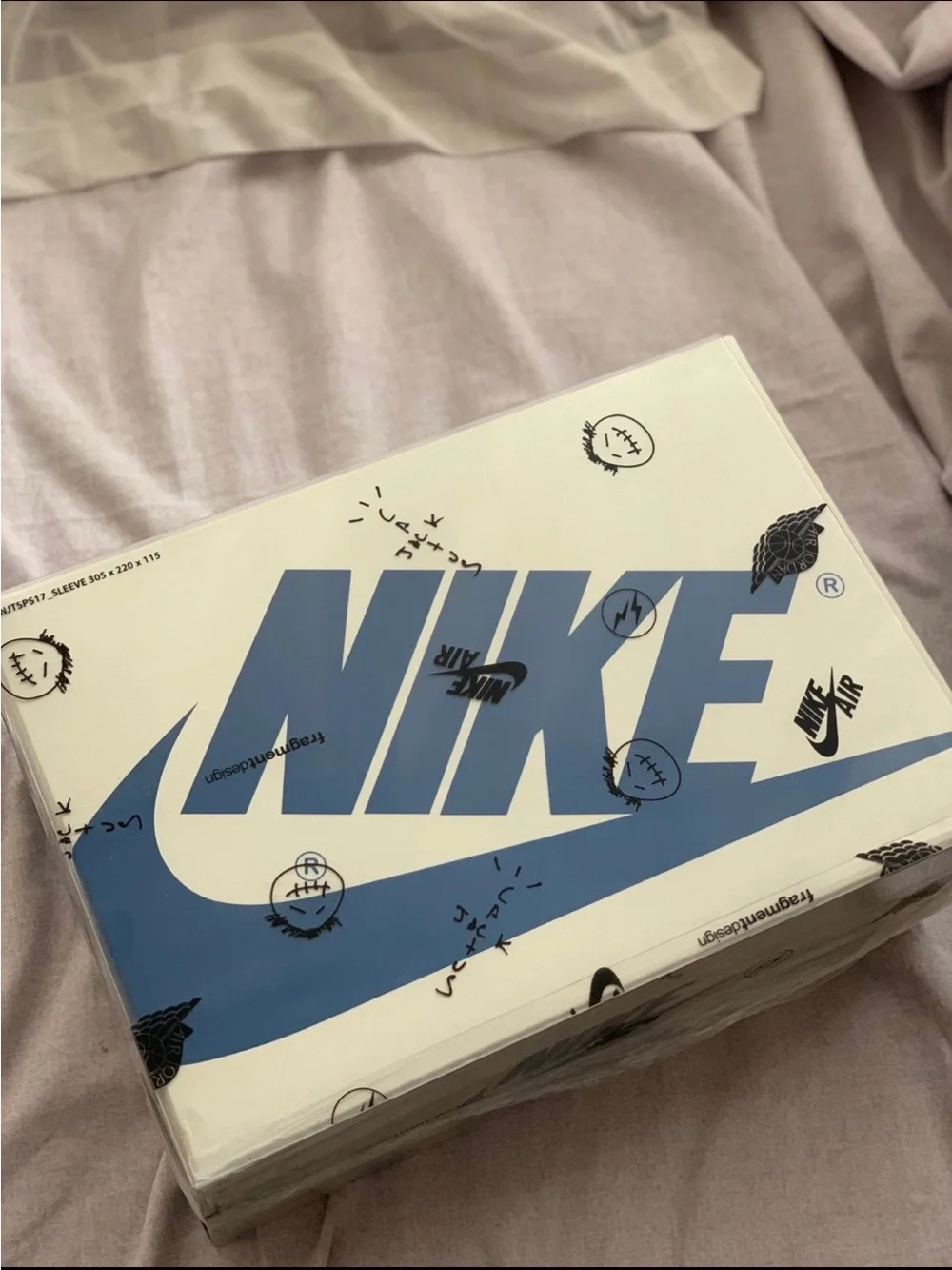 Nike Men’s Air Jordan Low-Top Sneakers - White/Black/Blue/Cream